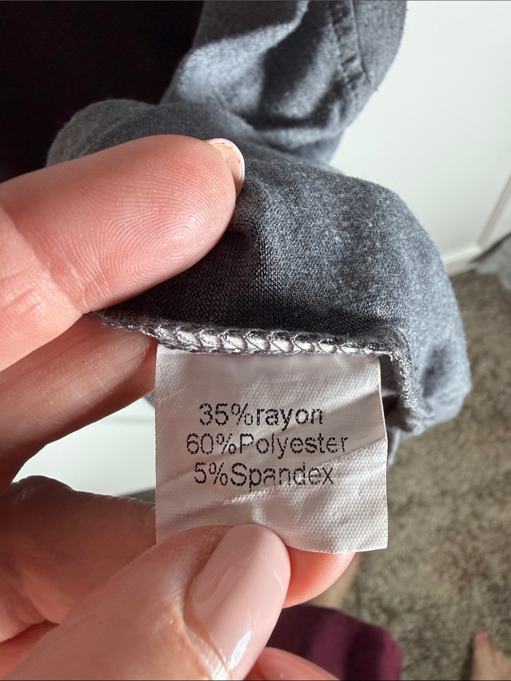 Women's Gray Sleeveless Tank Top - Picture 2 of 2